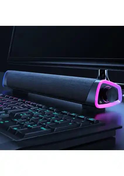 Aryuper Kamardey RGB Bas Soundbar: Güçlü ve Çok Yönlü Ses Deneyimi Sağlayan Modern Tasarım