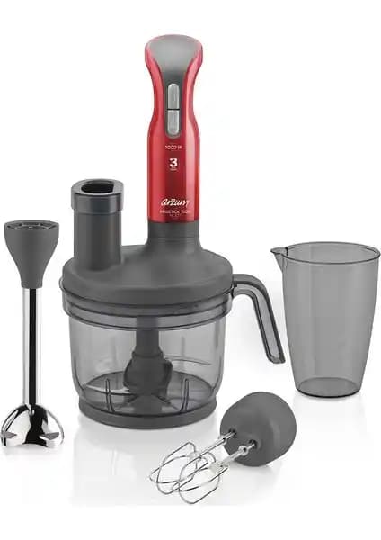 Arzum Ar1026 Prostick 1000W Çok Fonksiyonlu Blender Seti: Güçlü ve Dayanıklı Mutfak Aleti