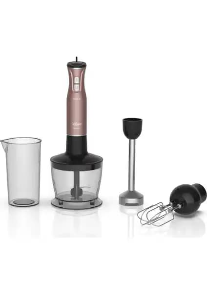 Arzum AR1138-G Minimix 1500 Watt Çok Fonksiyonlu El Blender Seti Günlük Mutfak Kullanımı İçin Uygun