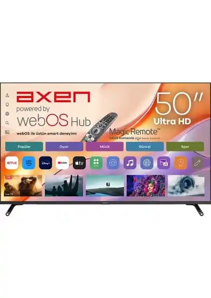 Axen AX50FIL242 ve Sunny SN50FMN252 50 İnç 4K Ultra HD Akıllı LED TV Karşılaştırması