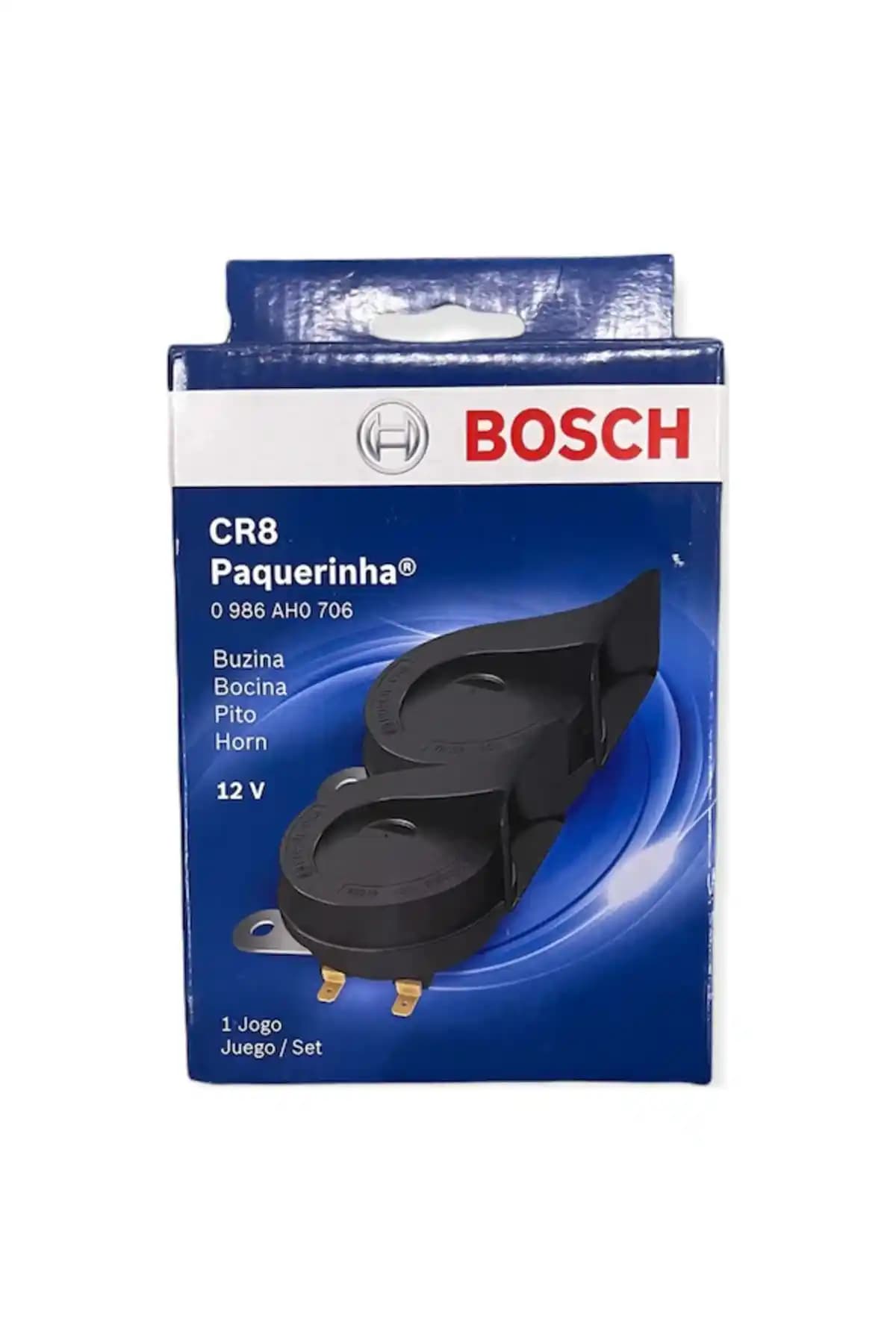 Bosch CR8 Dadat Salyangoz Korna 410/510 Hz Takımı Güçlü ve Dayanıklı Trafik Güvenliği İçin
