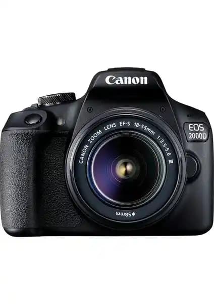 Canon EOS 2000D: Başlangıç Seviyesi İçin Yüksek Performanslı Dijital SLR Kamera