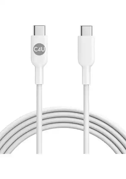 Case 4U Type-C to Type-C PD 60W Şarj ve Veri Kablosu Geniş Cihaz Uyumluluğu ile Güç ve Hız Sunar
