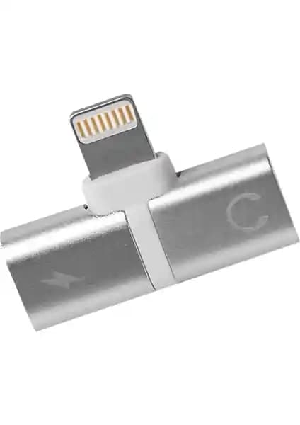 Dark Lightning Çoklayıcı iPhone ve Apple Cihazları İçin Çok Fonksiyonlu Siyah Adaptör