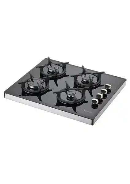 Eminçelik Ec-Sü 1240 Bg60 Siyah Set Üstü Cam Ocak Modern ve Güvenli Mutfak Seçeneği