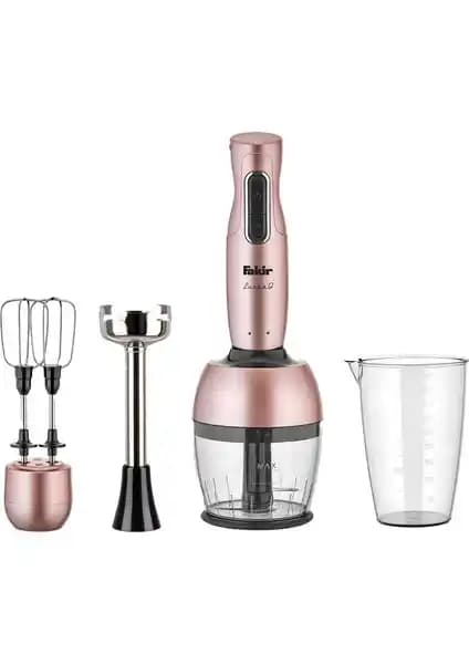 Fakir Lucca Q Rose Blender Seti: Güçlü Motor ve Şık Tasarım ile Mutfakta Pratiklik