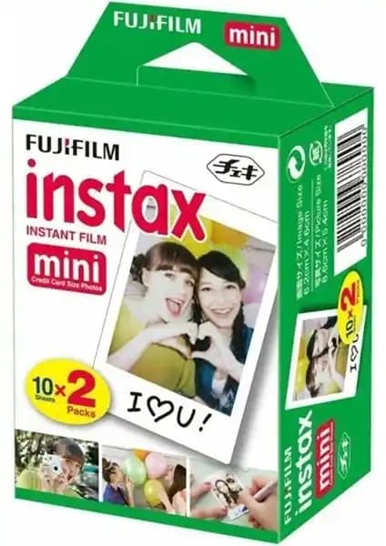 Fujifilm Instax Mini Serisi Uyumlu 20'li Film Seti ile Anılarınızı Kalıcı Hale Getirin