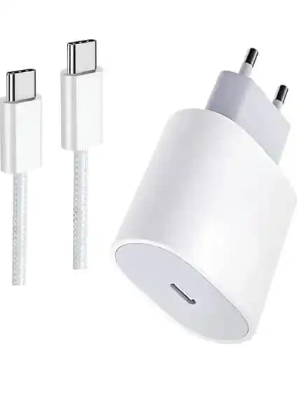 GLOBTEL iPhone 15, 16 ve 17 Serisi Uyumlu 20W Hızlı Şarj Adaptörü Güvenilir ve Pratik Kullanım