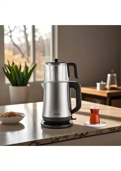 Homend Royaltea Elegant 1777H Inox Çay Makinesi: Modern Tasarım ve Fonksiyonellik