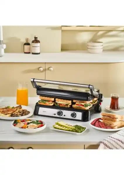 Karaca Inox Toastmate Grill: Geniş Kapasiteli, Çok Fonksiyonlu ve Şık Mutfak Cihazı