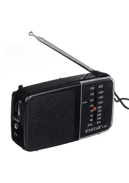 Knstar K-258 Pilli Cep Radyosu: Taşınabilir ve Güvenilir Acil Durum Radyo Modeli