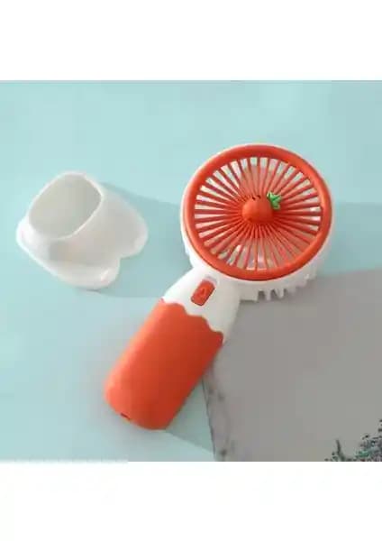 Monte Lua Şarjlı Mini El ve Masaüstü Fanı Serinlik İçin Pratik Çözüm