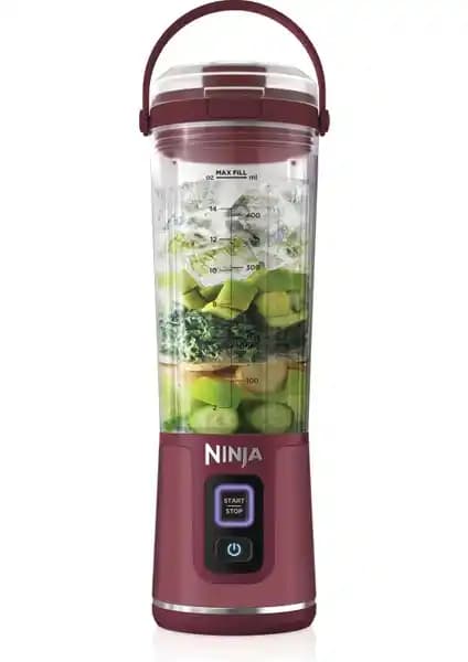 Ninja Blast Taşınabilir Blender Kırmızı - Hafif ve Güçlü Tasarımıyla Sağlıklı İçerikler Hazırlayın