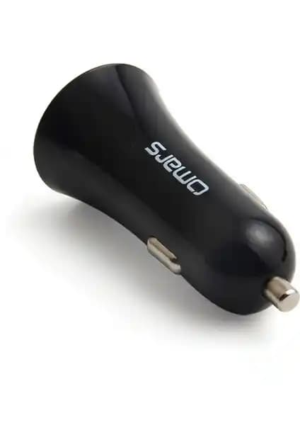 Omars 2.4A USB Araç Çakmaklık Şarj Cihazı Güçlü ve Güvenli Şarj Çözümü