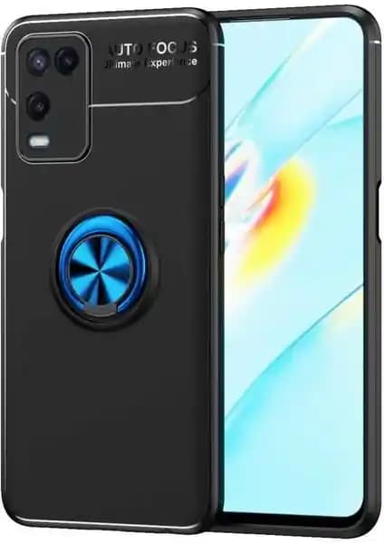 Oppo A54 4G İçin Ravel Yüzüklü Silikon Kılıf: Dayanıklı ve Çok Fonksiyonlu Koruma Çözümü