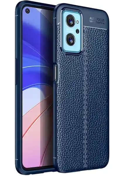 Oppo A96 için Deri Görünümlü Silikon Kılıf Üstün Koruma ve Şık Tasarım Özellikleri
