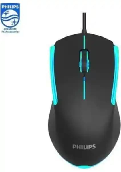Philips G314 Işıklı Kablolu Oyuncu Mouse Performans ve Ergonomiyi Bir Arada Sunar