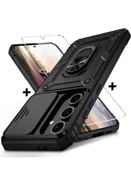 Samsung Galaxy A36 için M.TK Moveteck Kılıf ve Ekran Koruyucu Seti Güçlü Koruma ve Şık Tasarım