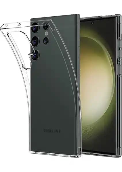 Samsung Galaxy S23 Ultra için Şeffaf Silikon Kılıf Koruma ve Şıklık Bir Arada