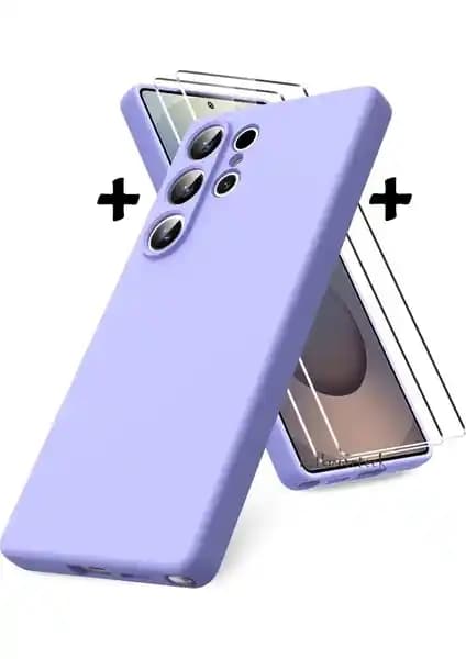 Samsung Galaxy S25 Ultra için Güçlü ve Şık Kılıf ile Ekran Koruyucu Seti