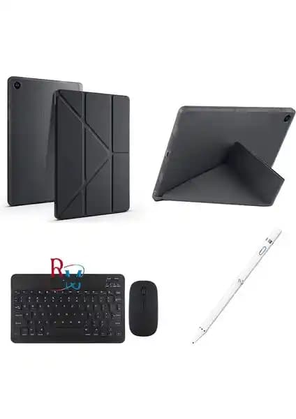 Samsung Galaxy Tab A9 Plus için Çok Fonksiyonlu Koruyucu ve Kullanışlı Kılıf Seti