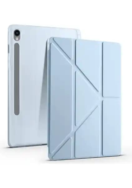 Samsung Galaxy Tab S9 FE+ Plus için dayanıklı ve çok fonksiyonlu akıllı kılıf