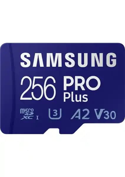 Samsung Pro Plus Micro SDXC Hafıza Kartı 256 GB Yüksek Performans ve Güvenilirlik