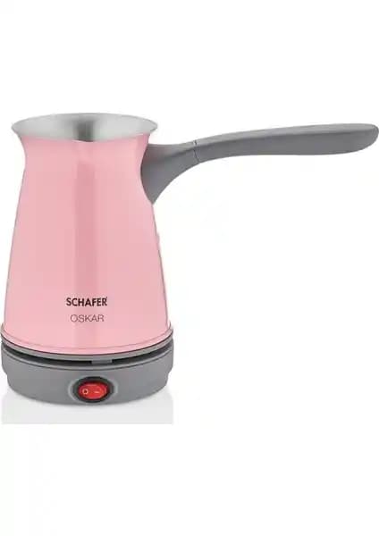 Schafer Oskar Pembe Elektrikli Cezve Modern Tasarımıyla Kahve Keyfini Yükseltiyor