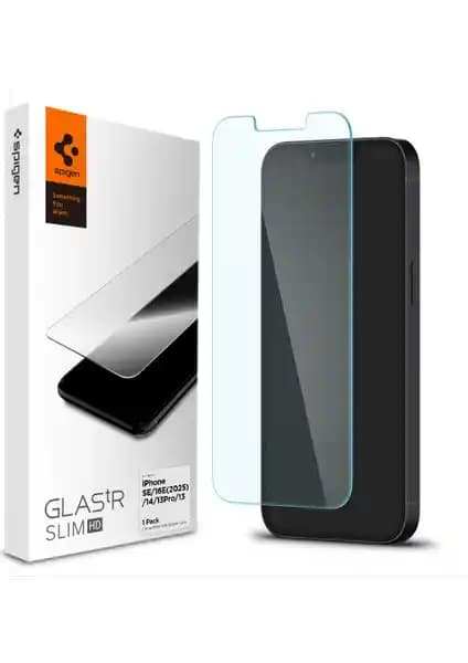 Spigen GLAS.tR Slim HD Temperli Cam Ekran Koruyucu iPhone Modelleri İçin Güçlü Koruma