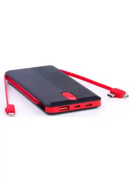 Sword 10000 mAh Kendinden Kablolu Powerbank ile Günlük Enerji İhtiyacınızı Karşılayın