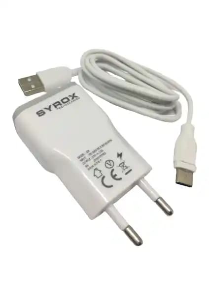 Syrox J28 Type-C Şarj Adaptörü ve Kablo: Güçlü ve Güvenli Şarj Çözümü