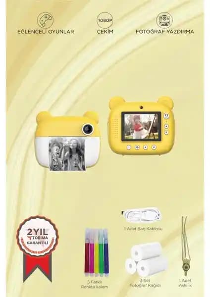 Torima Dijital Fotoğraf Makinesi Çocuklar İçin Eğlenceli ve Yaratıcı Kullanım Özellikleri