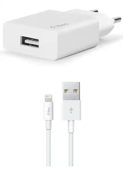 Ttec 2.1A Seyahat Şarj Aleti ve Lightning Kablo ile Mobil Şarj Deneyiminde Yenilik