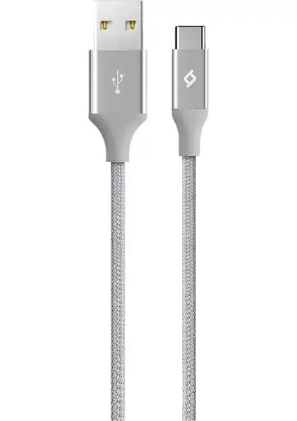 Ttec AlumiCable Type-C Şarj ve Veri Kablosu 1.2 Metre Dayanıklı ve Şık Tasarım
