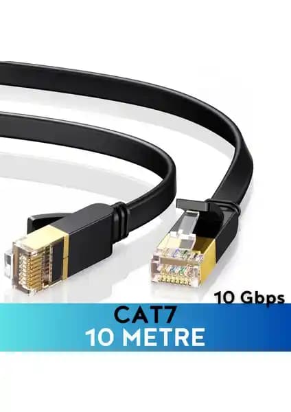 Vetech Cat7 10 Metre Ethernet Kablosu Yüksek Hız ve Güvenilirlik Sağlar