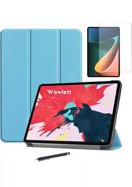 Wowacs Xiaomi Mi Pad 5 3'lü Set Akıllı Uyku Modlu Mıknatıslı Tablet Kılıfı İncelemesi