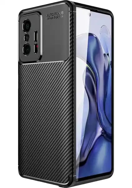 Xiaomi Mi 11T Pro için Karbon Desenli Silikon Kılıf Şıklık ve Koruma Sunar