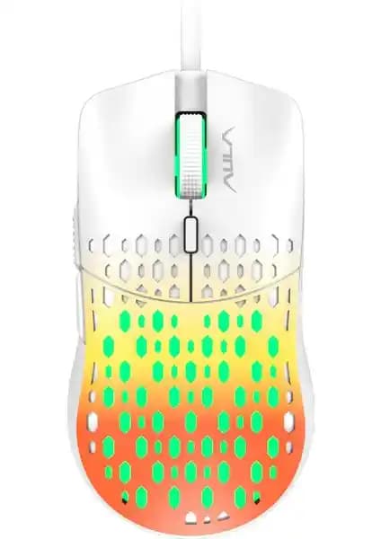 Aula S11 Pro 3600DPI RGB Optik Gaming Mouse: Yüksek Performans ve Ergonomi