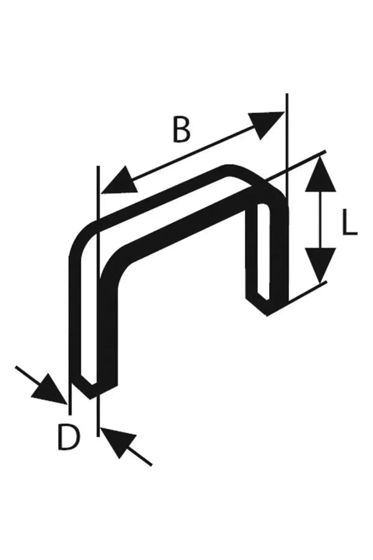 Bosch Zımba Teli Tip 53 11,4x0,74x14 mm dayanıklı ve çok yönlü kullanım için uygun