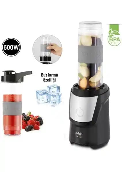 Fakir PB 1001 600 W Güçlü ve Pratik Kişisel Blender Sağlıklı İçecekler İçin Uygun