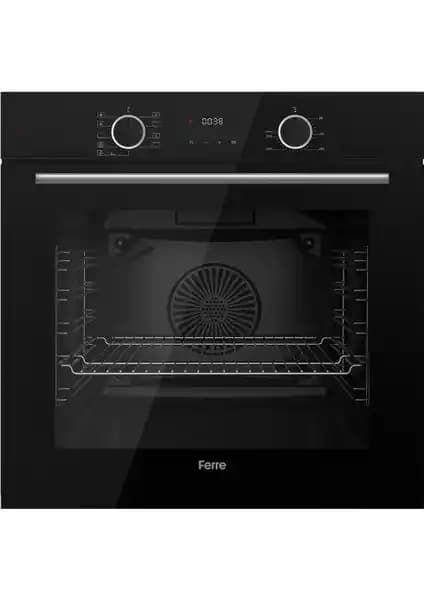Ferre XE63CS Fryart Siyah Ankastre Fırın: Geniş Hacimli ve Çok Fonksiyonlu Modern Mutfak Cihazı