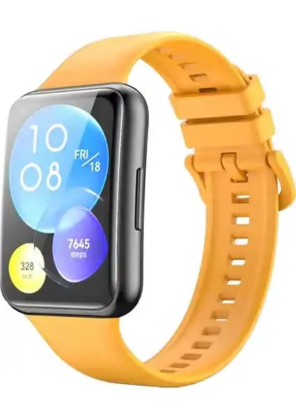Fibaks Huawei Watch Fit 2 için Enerjik Sarı Silikon Spor Kayışı Ürün Özellikleri ve Kullanım Rehberi