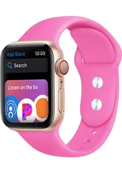 HappyCase M Beden Silikon Kordon Apple Watch Uyumlu Şık ve Dayanıklı Tasarım