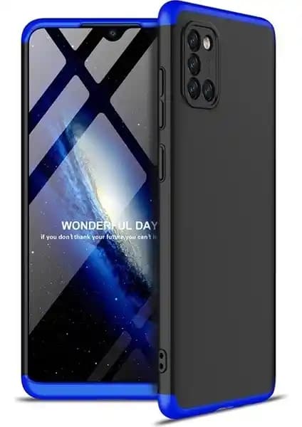 KNY Galaxy A31 3 Parça Çift Katmanlı Koruma Kılıfı Şık ve Dayanıklı Tasarım