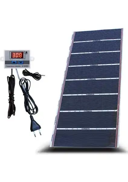 Multiteknik Karbon Isıtıcı Film Dijital Termostatlı 80x50 cm Uzun Ömürlü ve Güvenilir Isıtma Çözümü