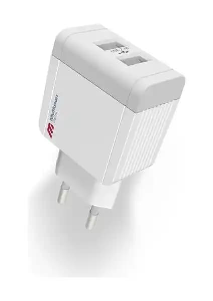 Mutlusan 2'li USB Fiş Adaptör: Güvenilir ve Pratik Çift Çıkışlı Şarj Çözümü