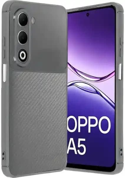 Oppo A5 4G için karbon tasarımlı silikon telefon kılıfı detaylı inceleme ve özellikleri