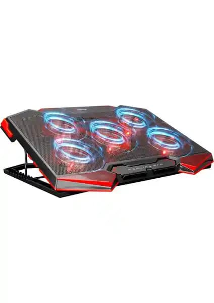 Rampage AD-RC5 Siyah 15-17 İnç Gaming Notebook Soğutucu Stand Performanslı ve Estetik