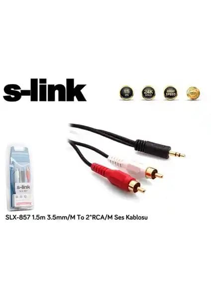 S-Link SL-857 1.5M Stereo Ses Kablosu Teknik Özellikleri ve Kullanım Alanları