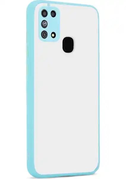 Samsung Galaxy M31 için dayanıklı ve şık silikon kılıf, kamera koruması ve çift katmanlı tasarım